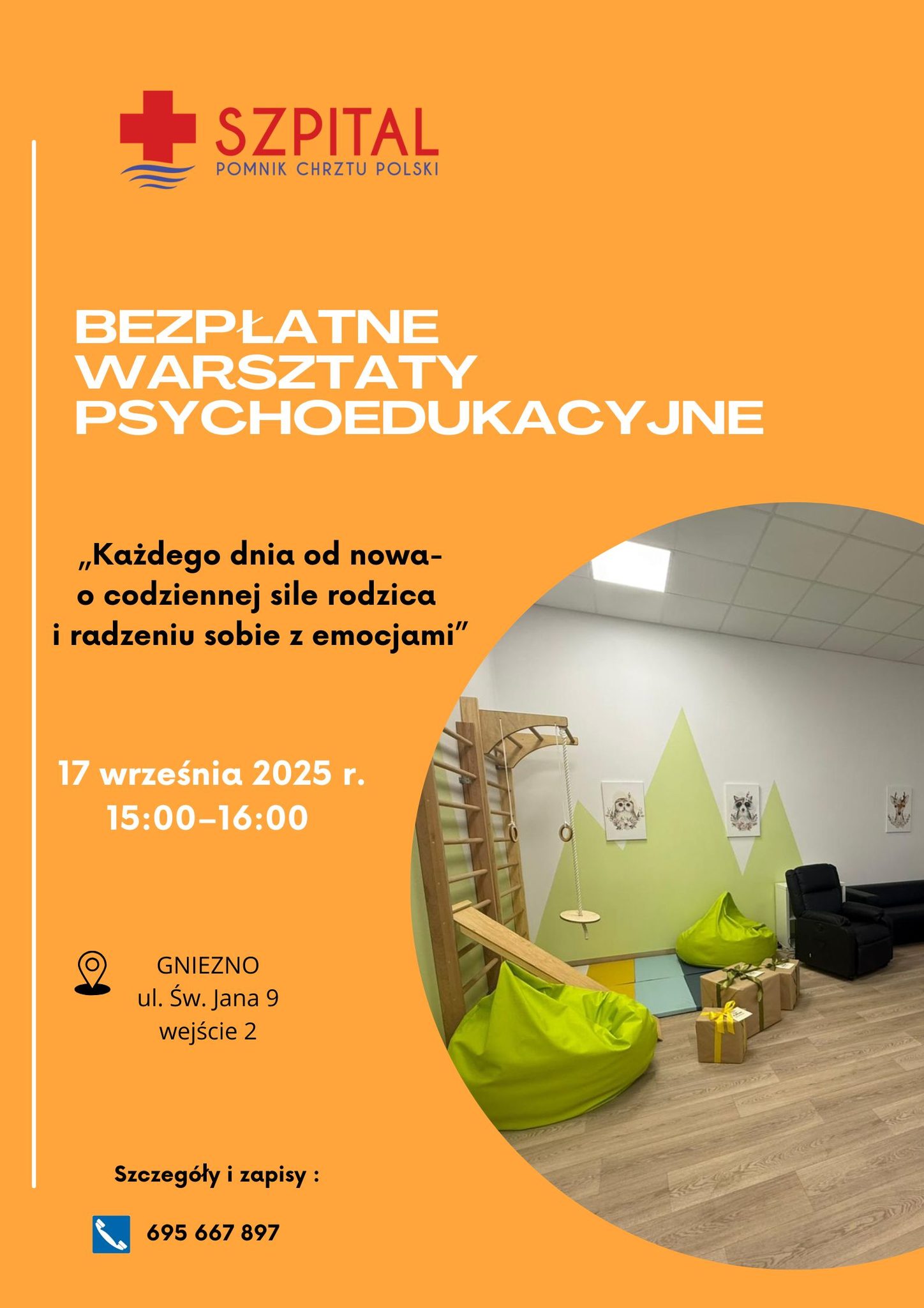 Warsztaty psychoedukacyjne&nbsp;pt. &bdquo;Każdego dnia od nowa &ndash; o codziennej sile rodzica i radzeniu sobie z emocjami&rdquo;