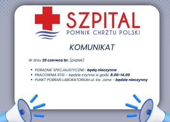 Komunikat dot. pracy w dniu 20 czerwca br.