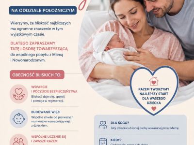 Szpital wprowadza pobyty rodzinne na Oddziale Ginekologiczno-Położniczym
