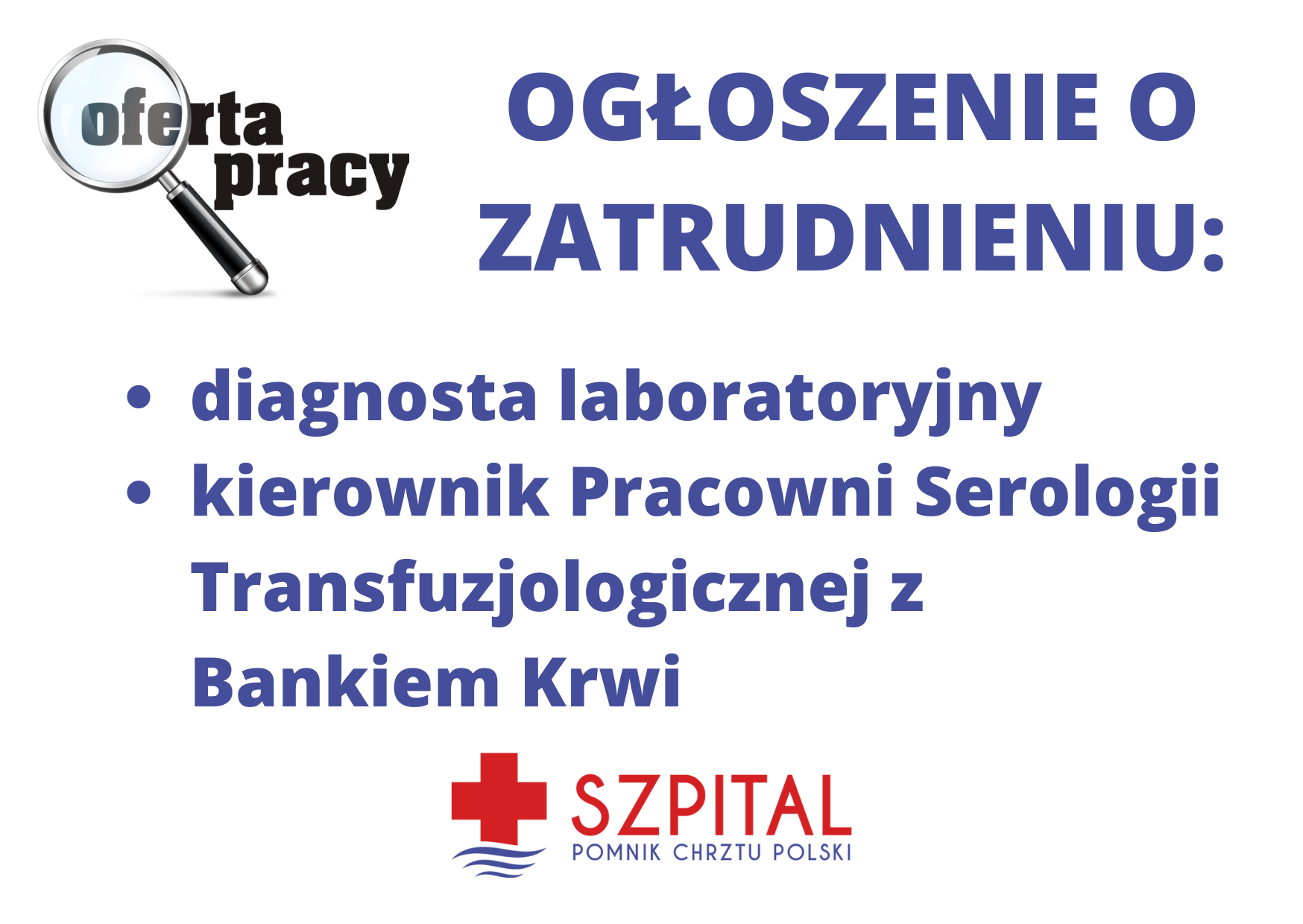 Ogłoszenie o zatrudnieniu